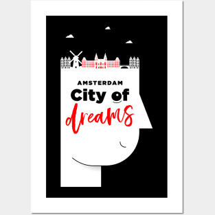 Amsterdam City of Dreams Posters and Art